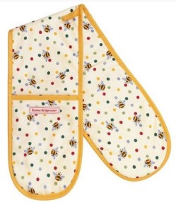 BEE8200  Double Oven Glove Polka Bee3